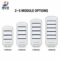 Lampadaire LED SMD Modulaire AC 50W, Options 2-5 Modules, Étanche IP66, pour Extérieur, Route, Autoroute, Parking