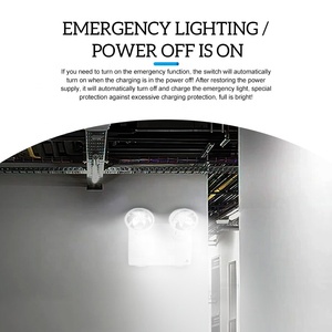 Đèn LED Khẩn Cấp Thương Mại Sạc Thông Minh Tại Nhà Đèn Khẩn Cấp Tắt Nguồn Đèn Ngủ Tự Động LED Kép - Product Image 3