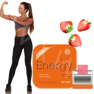 แผ่นฟิล์มละลายในช่องปากช่วยเพิ่มพลังงานให้รสสตรอเบอร์รี่ - Product Image 1