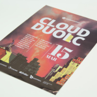 Impression d'affiches personnalisées en couleur, plastification de films, flyers et brochures en vinyle, tailles personnalisées pour événements, festivals de musique, publicité et promotion
