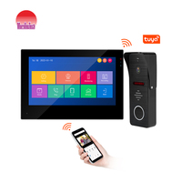 Videoportero Inteligente Tuya con WiFi, Pantalla Táctil de 7 Pulgadas, Cámara de 1080P, Audio Bidireccional, Intercomunicador Multi-Unidad, Desbloqueo Remoto