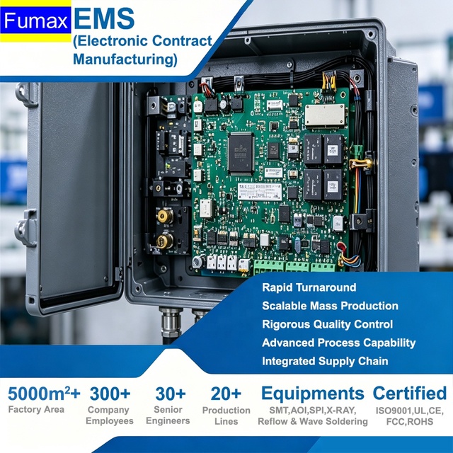 Industrial Electronics EMS Manufacturing Service OEM Box Build Integration System Print Circuit Board PCB PCBA Assembly