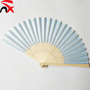Éventail pliant en soie et polyester, style nervures, pour la danse, les fêtes, les festivals, les anniversaires et les mariages - Vente en gros - Product Image 6