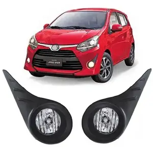 Kit d'assemblage de lampe de conduite antibrouillard pour toyota agya wigo 2017 2018 2019 avec faisceau de câblage de commutateur