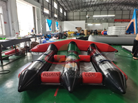 Bouée gonflable de ski nautique de haute qualité, nouveau design, pour 4 personnes, jeu aquatique gonflable, poisson volant gonflable