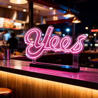 Enseigne néon LED personnalisée pour bar, mariage, maison - Décoration lumineuse intérieure multicolore avec affichage de logo