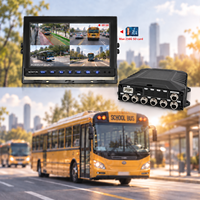 M51Hv 4CH MDVR 移动硬盘录像机 GPS/BD 中央软件系统 最多8通道回放 适用于车队卡车、公交车调度分析 OEM ODM