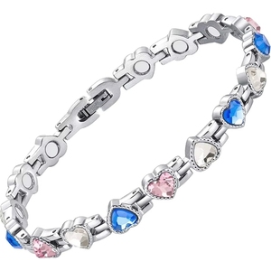 สร้อยข้อมือแม่เหล็ก, การดูแลสุขภาพ, ลดน้ำหนัก, กระชับสัดส่วน, ดีงาม, ดีไซน์ทันสมัย, แม่เหล็กทรงพลัง (แม่เหล็กแต่ละชิ้น 3500 ชิ้น) - Product Image 1