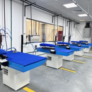 Table de <span class=keywords><strong>repassage</strong></span> industrielle sous vide à vapeur avec table de repérage <span class=keywords><strong>et</strong></span> générateur de vapeur - Product Image 6