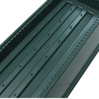 Vente en gros 18 "Deluxe cercueil selle plateau en plastique arrangement floral récipient en plastique pour le jardin