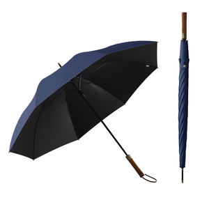 Haute qualité 120cm semi-automatique coupe-vent Portable anti-soleil cadeau d'affaires Style classique 190T parapluie en Nylon - Product Image 1