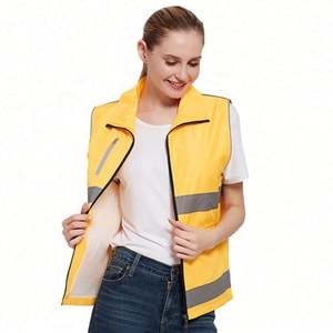 Reflective Safety <b>High</b> <b>Visibility</b> Fashion Outdoor Work Clothing Men's Safety Vest for Traffic & Construction Use Custom Logo - Product Image 2