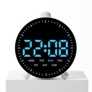 Nuevo Reloj Despertador Digital LED Moderno, Multifuncional, con Cuenta Regresiva, Pantalla de Segundos, Reloj Electrónico de Cabecera para Niños y Adultos - Product Image 1