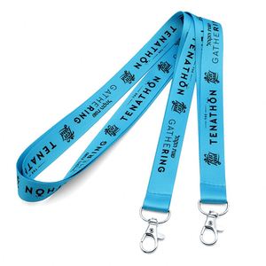 Wholesale Custom Logo Dye Sublimation <b>Lanyard</b> Neck <b>Lanyard</b> Mangou Full Printing Strap With Double Metal Hook - Product Image 3