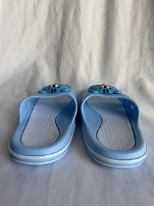 Ciabatte Blu con Suola in EVA da 20mm, Traspiranti, Punta Aperta, per Uso Domestico Estivo - Product Image 3