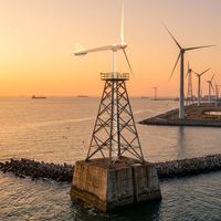 Éolienne horizontale GWS-5000W 5KW, démarrage à 2,5 m/s, 3 pales en FRP, PMSG, 120V 220V 240V 380V, IP54, pour maison hors réseau