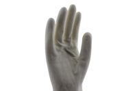 Gants de cuisine réutilisables, épaisseur moyenne, doublure en PVC imperméable, texture écailles de poisson durable pour le nettoyage de la maison