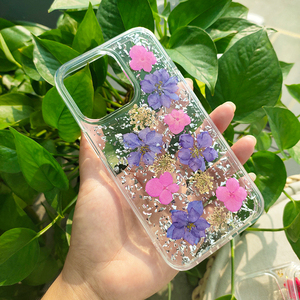 New Khô Bất Hoa Rõ Ràng <span class=keywords><strong>Armor</strong></span> Cover Quay Lại Chống Sốc Đầy Đủ Bao Phủ Epoxy Thủ Công Keo Long Lanh Trường Hợp Điện Thoại Cho <span class=keywords><strong>Iphone</strong></span> 13 14 15 Pro - Product Image 4