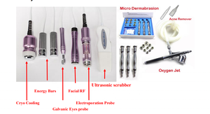 Máquina de Belleza 8 en 1 que Combina una Variedad de Funciones de Equipos Faciales en una Sola Unidad para Mantener la Piel Sana FG-10 Multifunción 8 en 1 - Product Image 2