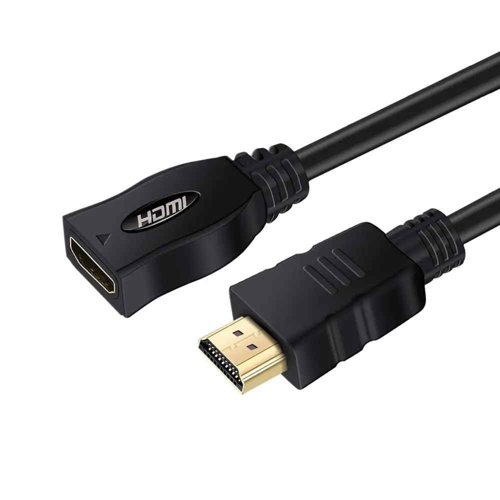 للبيع بالجملة كابل تمديد HDMI 2.0 ذكر إلى HDMI أنثى فائقة الدقة 4K 15 سنتيمتر 2 متر 5 متر