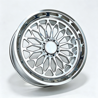 Jantes de camion personnalisées en alliage forgé poli à un seul rebord profond, tailles 22x12, 24x14, 26x14, 30x16, 8x6.5, 6x5.5, 8x180, pour Ford et RAM