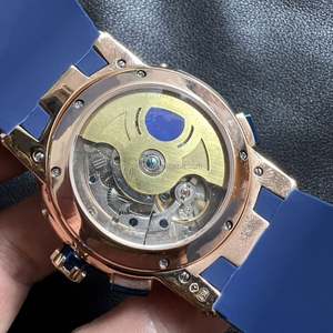 Montre homme Ulysses à mouvement mécanique automatique, bracelet en silicone, lumineuse, étanche - Product Image 5