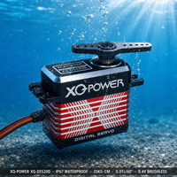 XQ-POWER XQ-S8335DW 35kg IP67 Servo numérique sans balais étanche haute vitesse avec engrenage en acier inoxydable 6V-8.4V pour camion et bateau RC