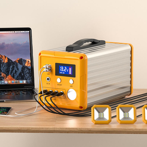 Station d'alimentation portable d'urgence avec batterie LiFePO4, onduleur à onde sinusoïdale pure, recharge solaire/AC/voiture pour le <span class=keywords><strong>camping</strong></span> - Product Image 2