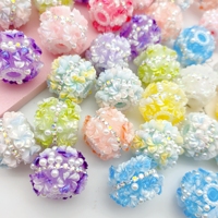 51175 lumineux mignon exquis 20mm nœud papillon résine perles perle et 3D Rose Design artisanat composants pour bricolage stylo bijoux accessoires