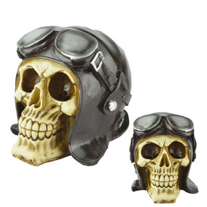 Jouets créatifs pour farces - Outils de farces terrifiants, fous, humoristiques - Tête de crâne en résine - Product Image 5