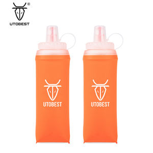 UTOBEST Bouteille d'<span class=keywords><strong>eau</strong></span> pliable en TPU souple pour le sport, course à pied, personnalisable, 150 ml, 250 ml, 350 ml, 500 ml - Product Image 4
