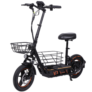 FREEBOY EU US Stock ขายส่ง ยาง 14 นิ้ว สกู๊ตเตอร์ไฟฟ้า รับน้ำหนัก 120 กก. พร้อมเบาะนั่ง เบรกดิสก์คู่ สกู๊ตเตอร์กันน้ำ สำหรับผู้ใหญ่ H14 สองล้อ - Product Image 2