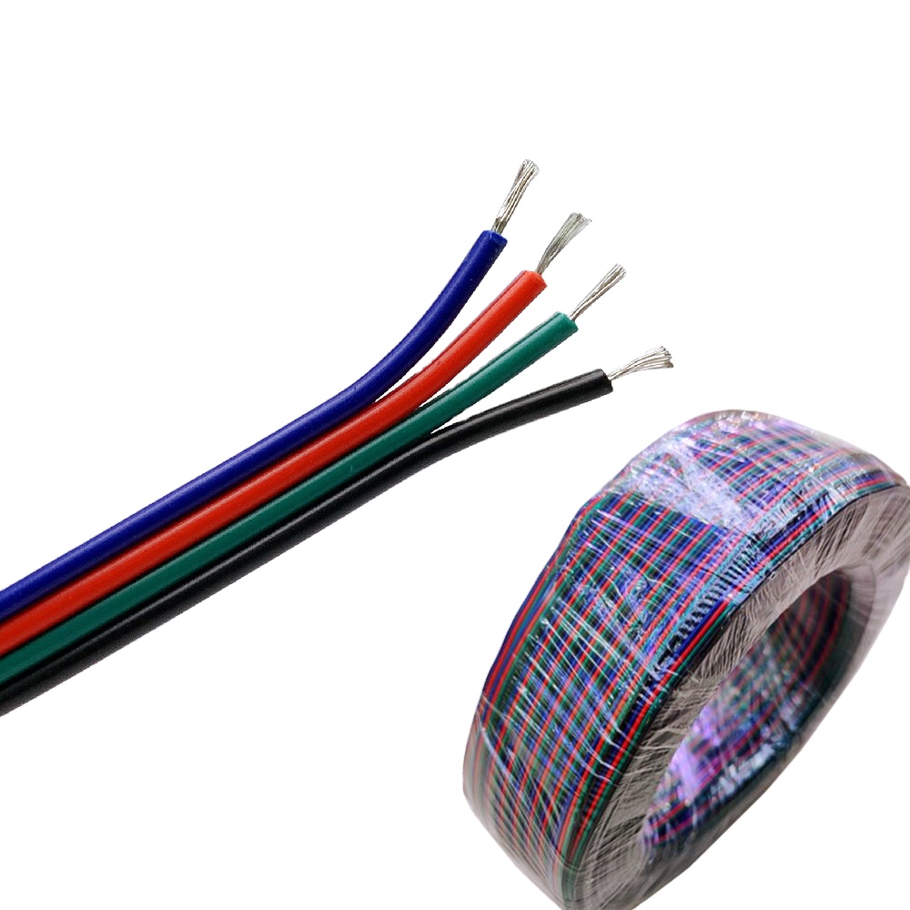 5 м 10 м 50 м 100 м 22AWG 2 провод электрический провод Ультра мягкий гибкий медный проводник ПВХ медный кабель черный красный кабель-удлинитель