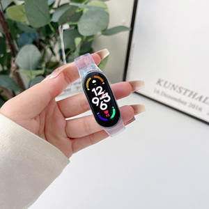 BEEFLYPOWER Venta al por Mayor de Fábrica, Correa Transparente con Cambio de Color Degradado para Xiaomi <span class=keywords><strong>Band</strong></span> <span class=keywords><strong>7</strong></span> - Product Image 3