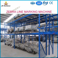 Machine de marquage routier thermoplastique manuelle JILI à poussée manuelle avec moteur, haute efficacité, réservoir de peinture de 30 L