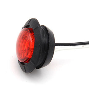 Feu <span class=keywords><strong>de</strong></span> position latéral rond LED IP67 SAE DOT 3/4 pouce avec fil <span class=keywords><strong>de</strong></span> type balle pour camion, <span class=keywords><strong>remorque</strong></span>, camping-car et bateau - Product Image 4