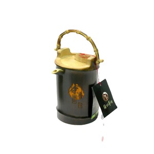Bamboo Wine Set With Handle 5 Cups And Pot Natural Raw Bamboo Chongqing Origin LYT0036 - Product Image 5
