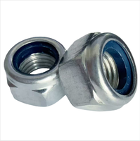 Écrou hexagonal autobloquant en nylon zingué GB M3-M30, antidérapant, pour les secteurs de la santé, de l'exploitation minière et de la fabrication CNC sur mesure