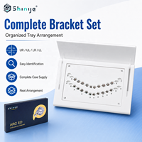 Shinye Supports Orthodontiques Autoligaturants Ovales à Billes, Torque Haut/Moyen/Bas, en Métal
