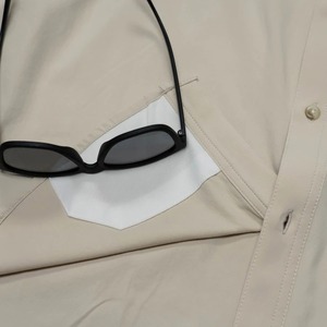 Camisa de pesca con cuello polo personalizada, diseño occidental, 100% poliéster, protección UPF, camuflaje, tallas grandes, con botones. - Product Image 2