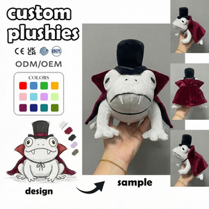 Fabricant de jouets en peluche personnalisés, mini-figurine en peluche Alien aux yeux en spirale, décorations de fête d'Halloween, porte-clés <span class=keywords><strong>poupée</strong></span> en vinyle personnalisé - Product Image 6