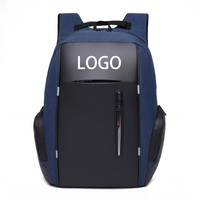 Logo personnalisé luxe extérieur luxe logo personnalisé en nylon hommes affaires collège étanche voyage école sacs à dos pour ordinateur portable sacs sac à dos