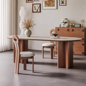 Moins cher nordique petite table à manger en bois moderne ensembles pierre frittée 6 chaises hôtel marbre table à manger et chaises ensemble - Product Image 3