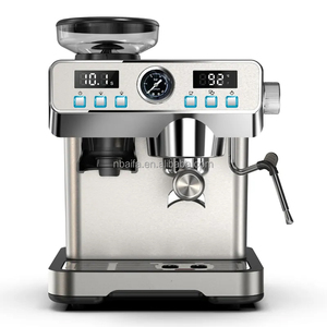 Aifa Professional Thermo-block Sistema de calefacción instantánea Control <span class=keywords><strong>digital</strong></span> Cafetera Espresso con manómetro <span class=keywords><strong>para</strong></span> uso doméstico - Product Image 5