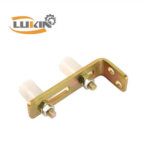 Kit de quincaillerie pour <span class=keywords><strong>portail</strong></span> <span class=keywords><strong>coulissant</strong></span> au design moderne – <span class=keywords><strong>Guide</strong></span> supérieur avec rouleau en nylon et support en alliage de zinc – Installation facile - Product Image 3