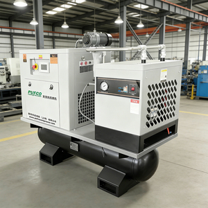 Compresseur à vis industriel portable 7,5 kW 10 CV 220 V monophasé silencieux avec sécheur d'air CE pour réparation automobile et pulvérisation - Product Image 3