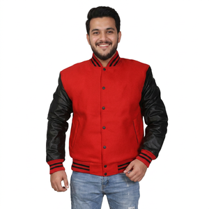 Custom Men's Varsity <b>Jacket</b> Plus Size Outdoor New Top Sale Product New Slim CollegeBaseballjacket for men - Product Image 1