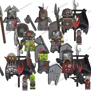 TV6408 Movie Dragon Age Uruk-hai Orc Goblin Assembled Building Block Action Figure Kids Educational Toy Juguetes