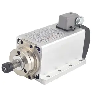 Motor de eixo do roteador para carpintaria Cnc refrigerado a ar de baixo nível de ruído HSD 6Kw