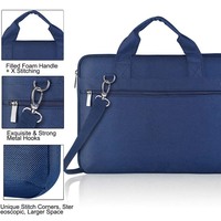 Sac d'ordinateur portable en tissu Oxford imperméable avec logo, personnalisable, pour hommes et femmes, idéal pour l'école et le travail, disponible en tailles 13/14/15/15,6 pouces, avec port USB